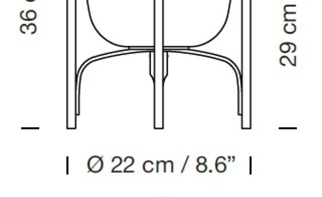 Настольная лампа от фабрики Santa&Cole модель CESTB0