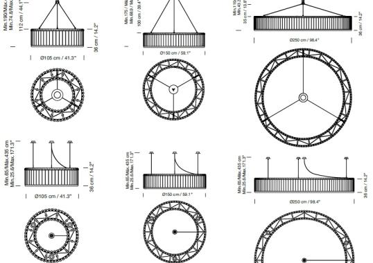 Подвесной светильник Santa&Cole Estadio Suspension Lamp image 2