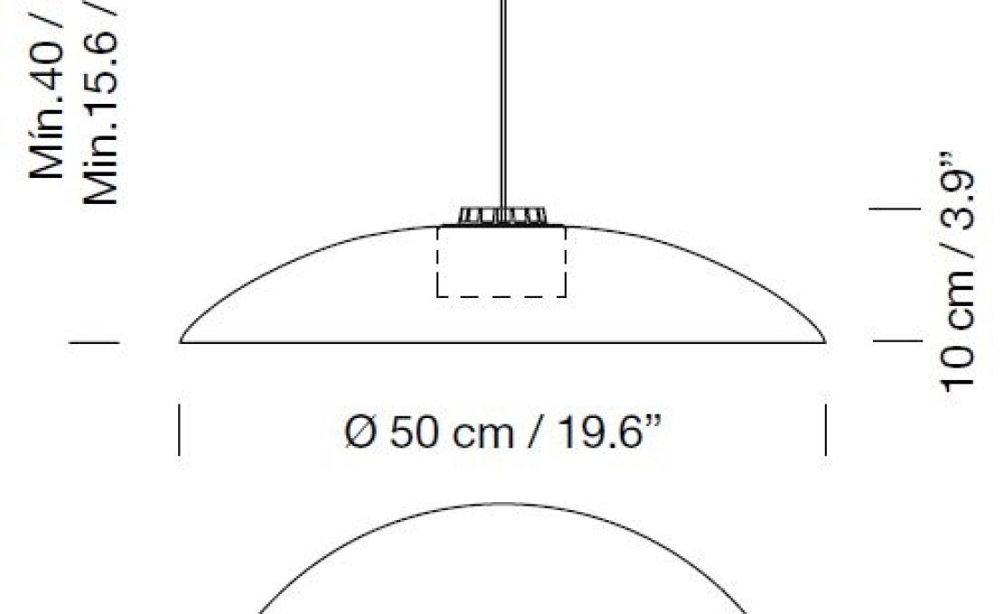 Подвесной светильник от фабрики Santa&Cole модель HHPPB