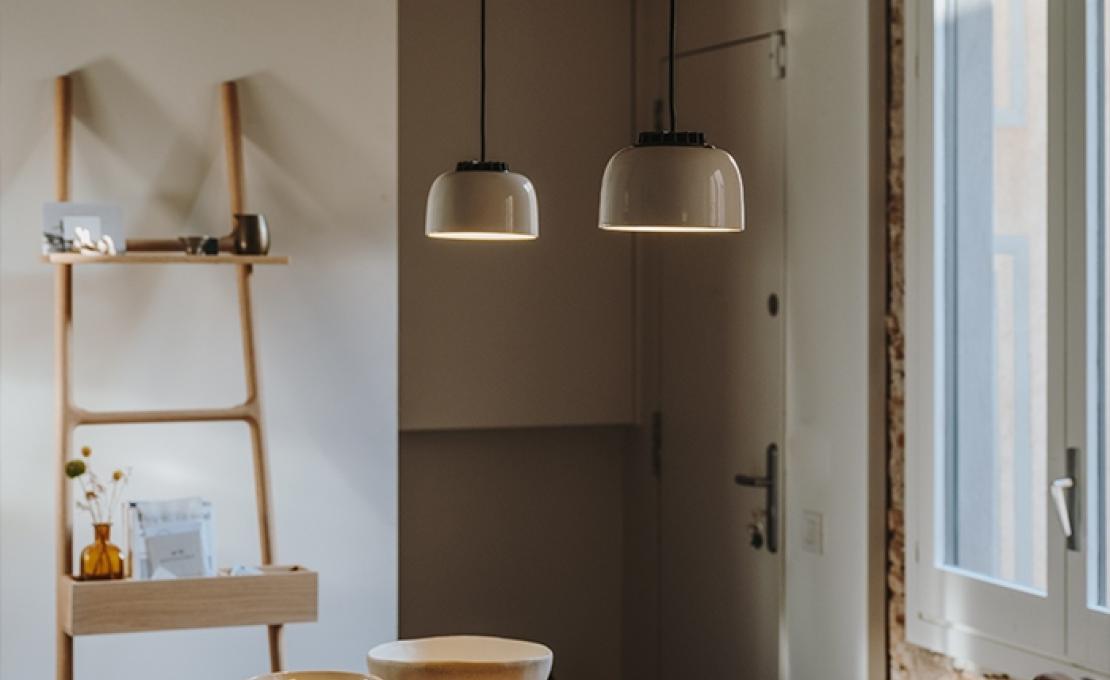 Подвесной светильник от фабрики Santa&Cole модель HHBPB