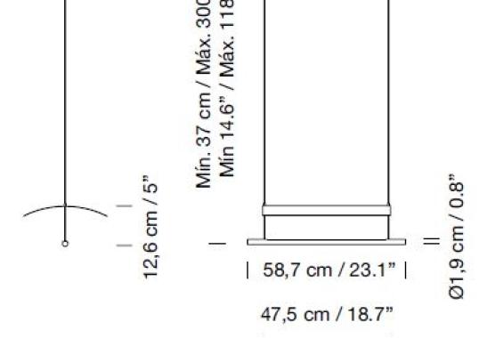 Подвесной светильник от фабрики Santa&Cole модель Lamina 45 Pendant Lamp