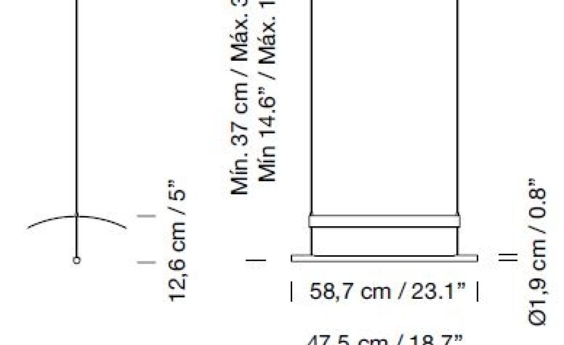 Подвесной светильник от фабрики Santa&Cole модель Lamina 45 Pendant Lamp