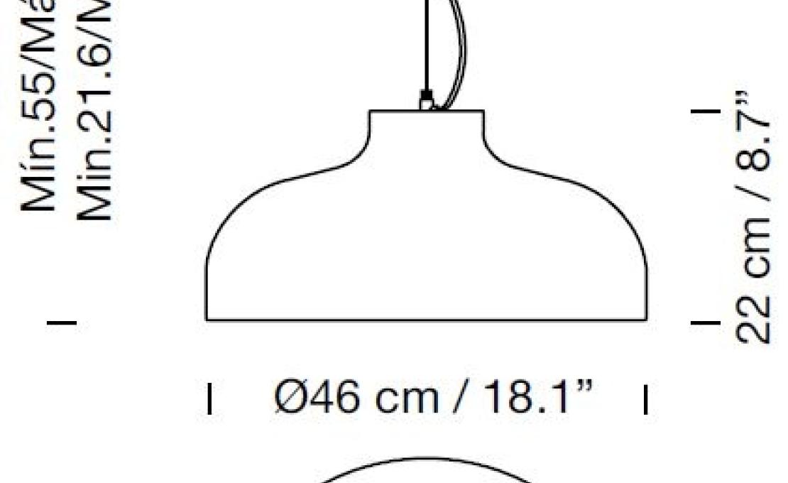 Подвесной светильник от фабрики Santa&Cole модель M68PA