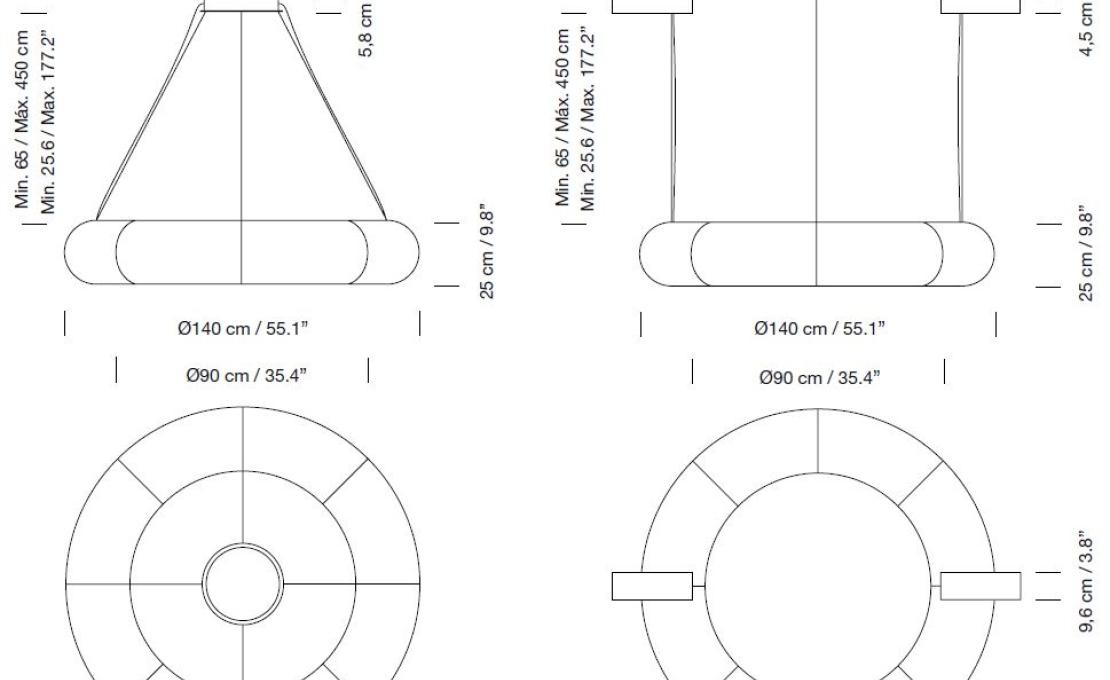 Подвесной светильник от фабрики Santa&Cole модель TKCPA0