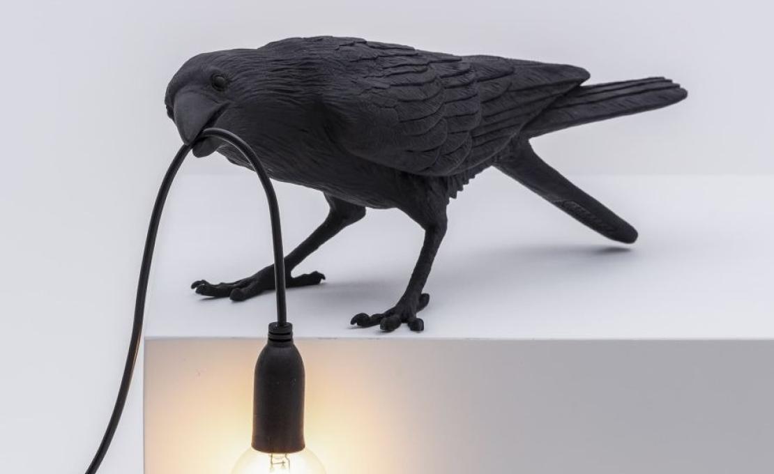 Настольная лампа от фабрики Seletti модель Bird Lamp Playing Lamp-1473
