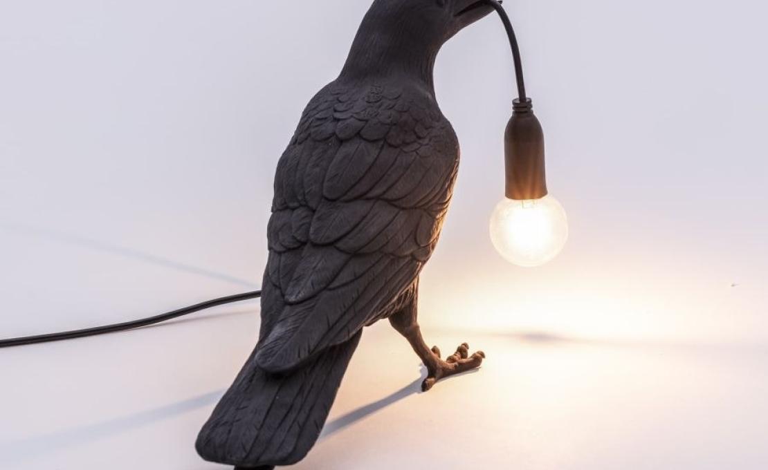 Настольная лампа от фабрики Seletti модель Bird Lamp Waiting Lamp-1473