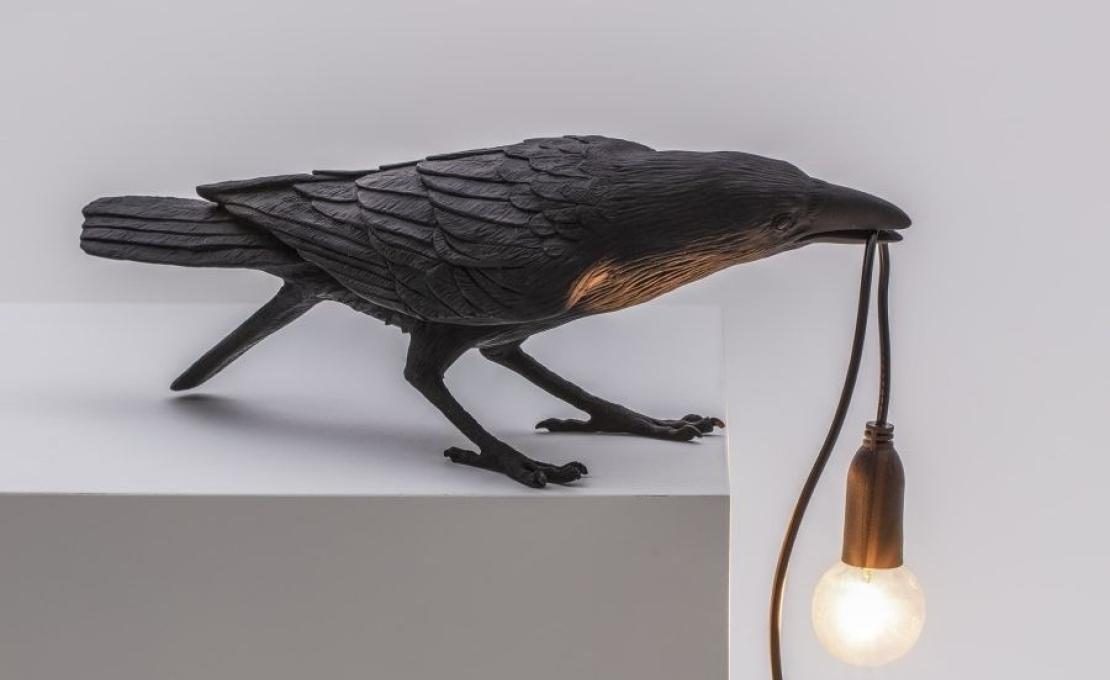 Настольная лампа от фабрики Seletti модель Bird Lamp Playing Lamp-1473