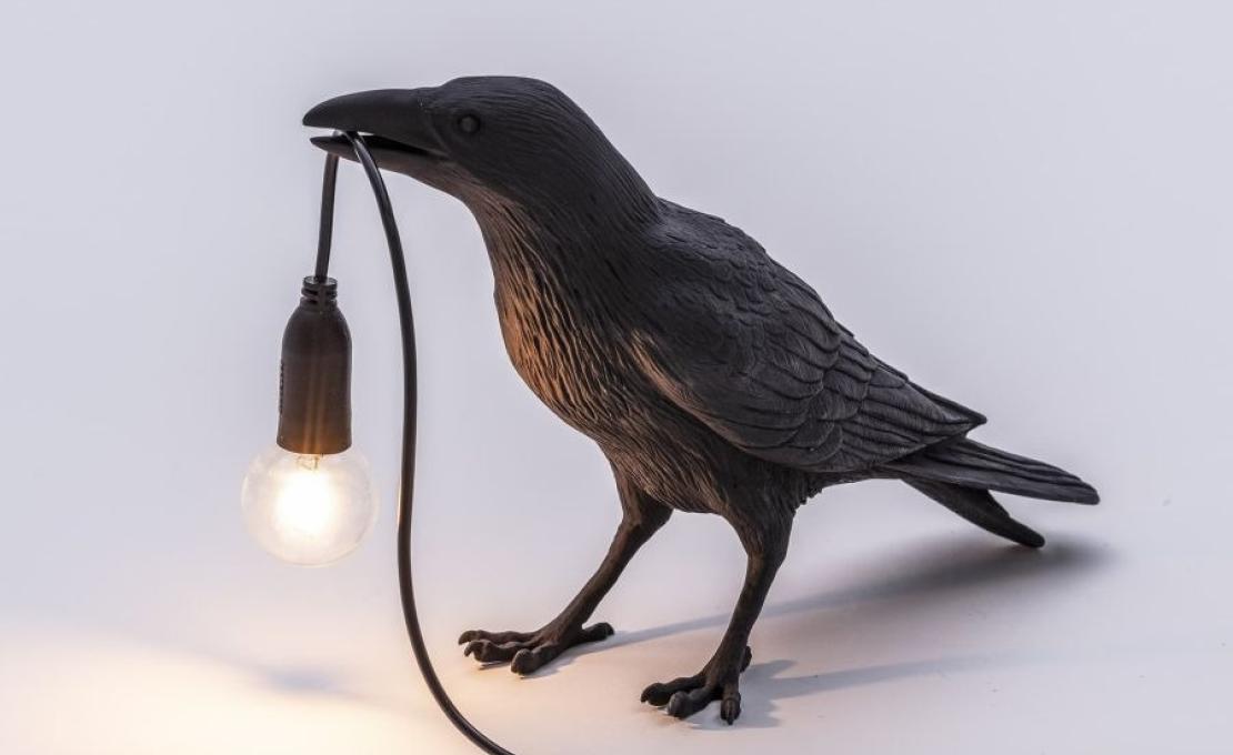 Настольная лампа от фабрики Seletti модель Bird Lamp Waiting Lamp-1473