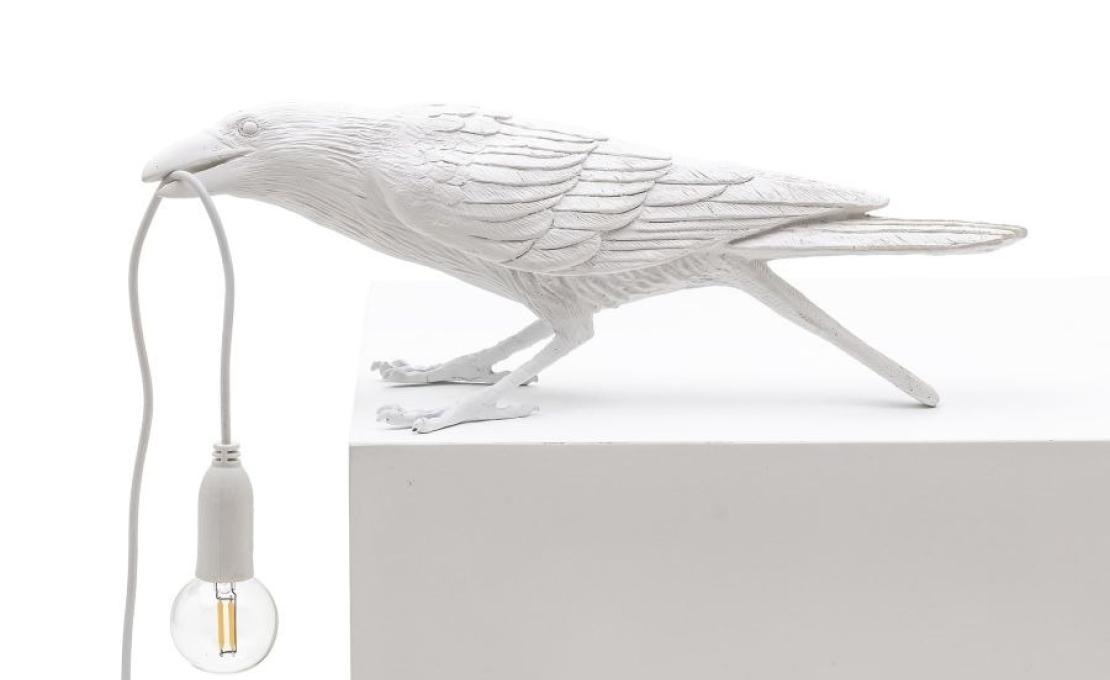 Настольная лампа от фабрики Seletti модель Bird Lamp Playing Lamp-1473