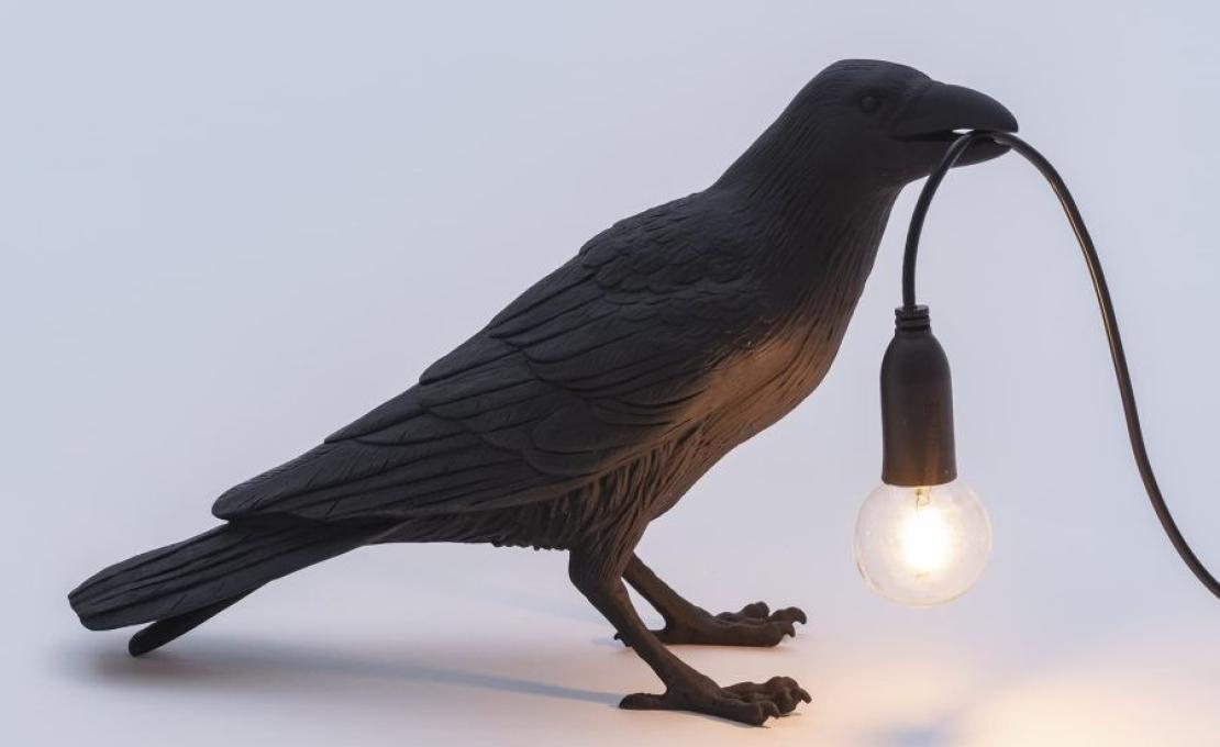 Настольная лампа от фабрики Seletti модель Bird Lamp Waiting Lamp-1473