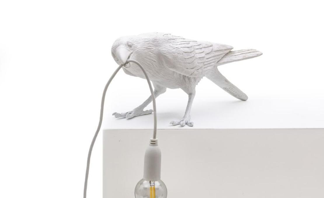 Настольная лампа от фабрики Seletti модель Bird Lamp Playing Lamp-1473
