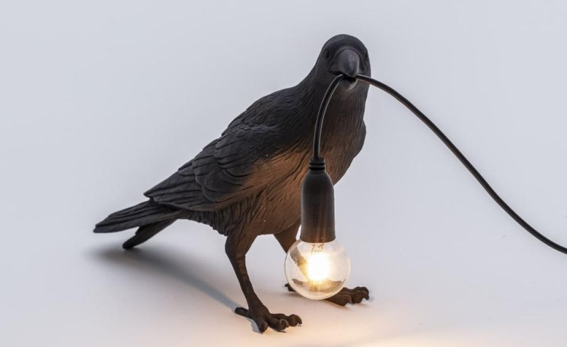 Настольная лампа от фабрики Seletti модель Bird Lamp Waiting Lamp-1473