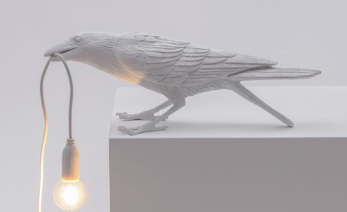 Настольная лампа от фабрики Seletti модель Bird Lamp Playing Lamp-1473