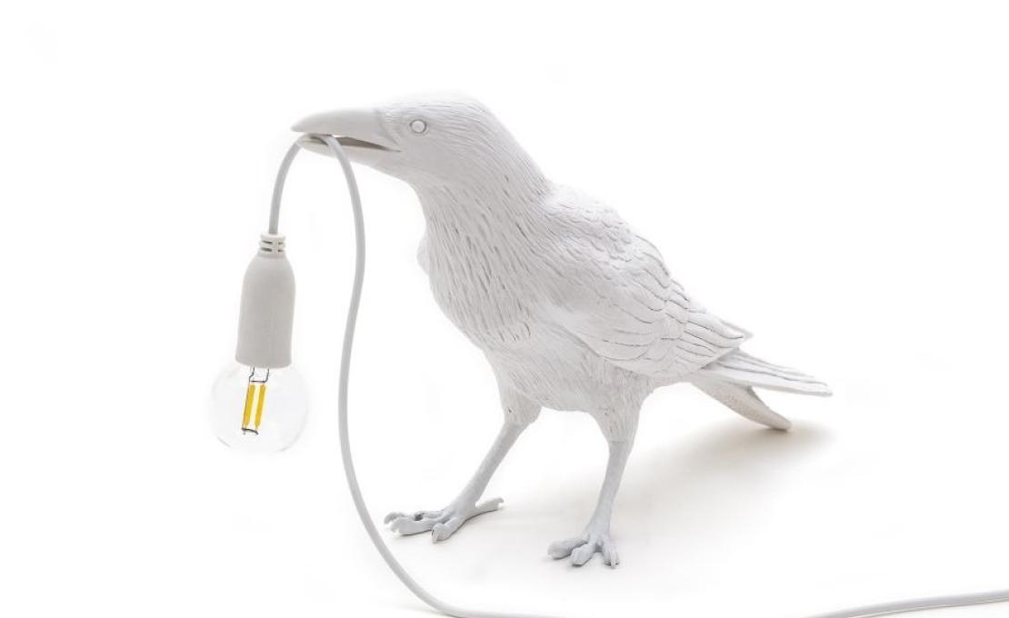 Настольная лампа от фабрики Seletti модель Bird Lamp Waiting Lamp-1473