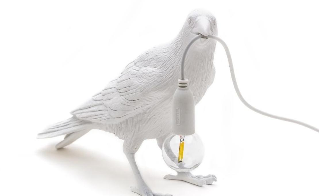 Настольная лампа от фабрики Seletti модель Bird Lamp Waiting Lamp-1473