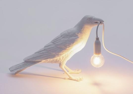 Настольная лампа от фабрики Seletti модель Bird Lamp Waiting Lamp-1473