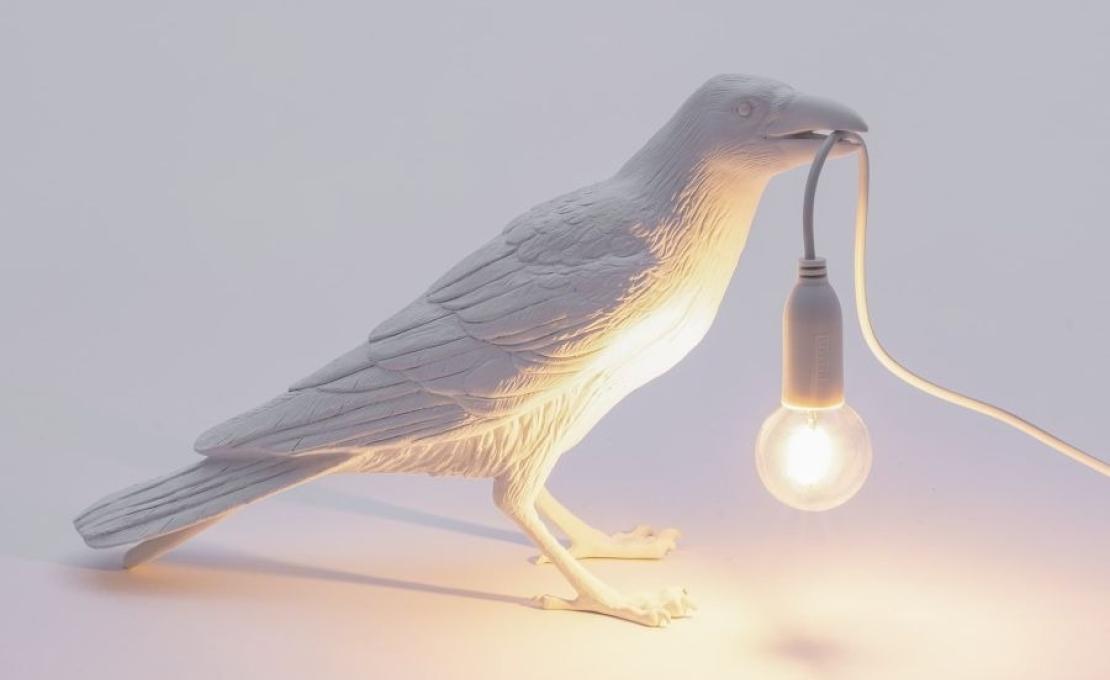 Настольная лампа от фабрики Seletti модель Bird Lamp Waiting Lamp-1473