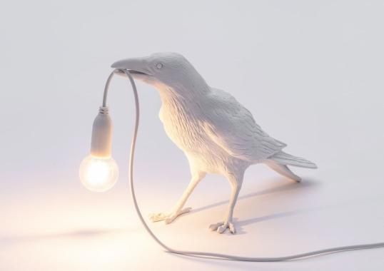 Настольная лампа от фабрики Seletti модель Bird Lamp Waiting Lamp-1473