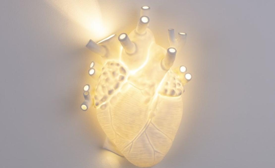 Настенный Светильник от фабрики Seletti модель Heart Wall Lamp-09925