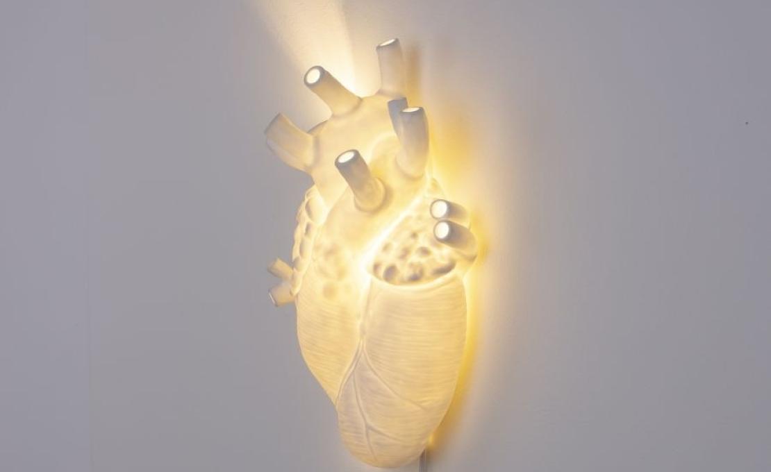 Настенный Светильник от фабрики Seletti модель Heart Wall Lamp-09925