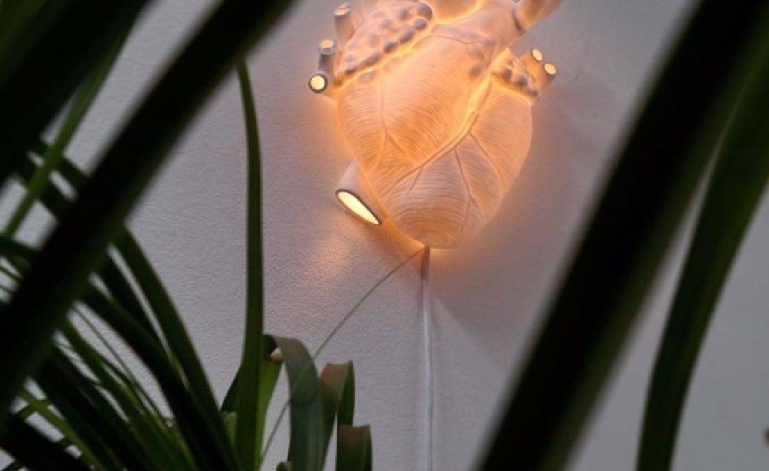 Настенный Светильник от фабрики Seletti модель Heart Wall Lamp-09925