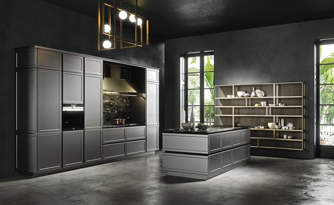 Кухни от фабрики Snaidero модель FRAME-KITCHEN