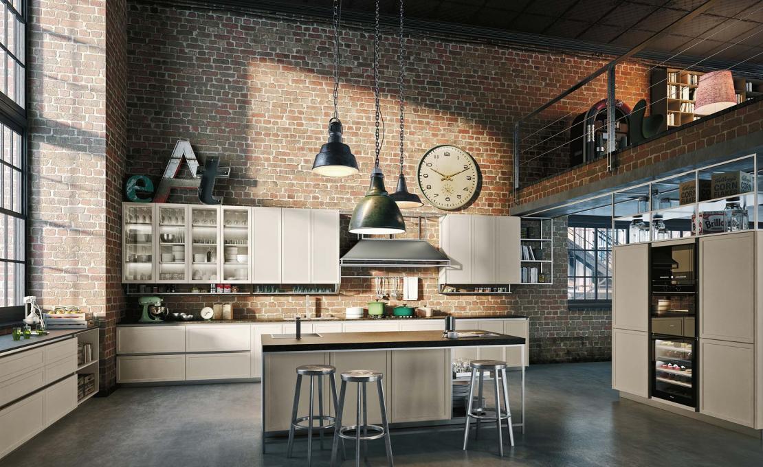 Кухни от фабрики Snaidero модель FRAME-KITCHEN