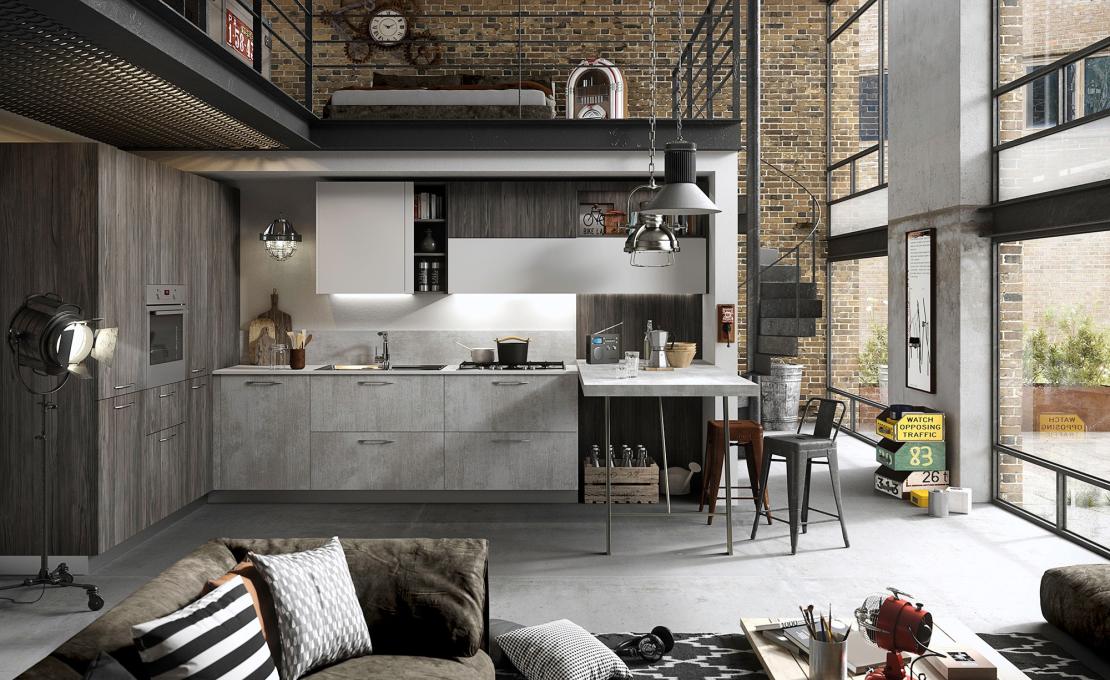 Кухни от фабрики Snaidero модель FUN-KITCHEN