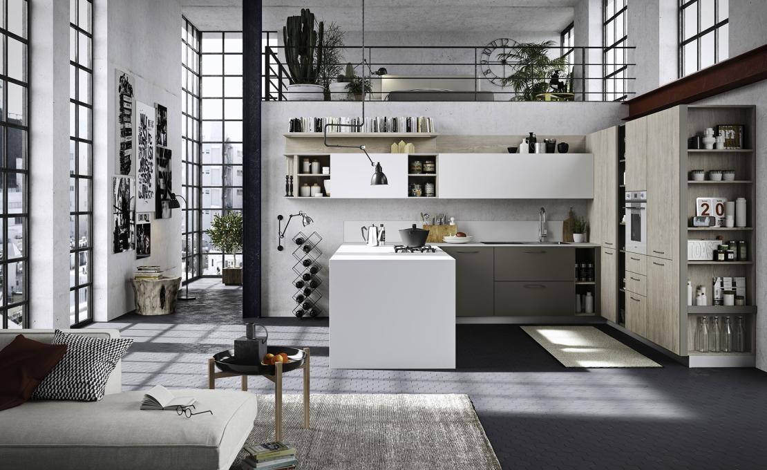 Кухни от фабрики Snaidero модель FUN-KITCHEN