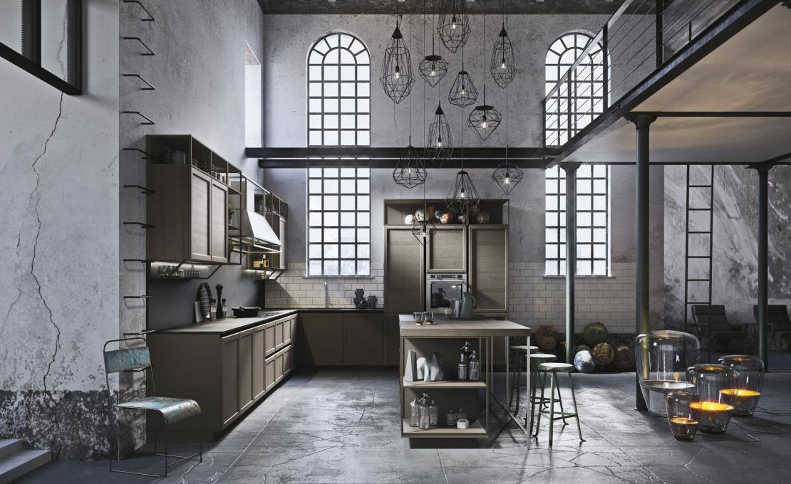 Кухни от фабрики Snaidero модель FRAME-KITCHEN