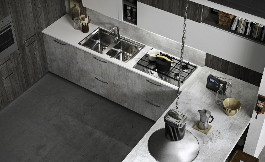 Кухни от фабрики Snaidero модель FUN-KITCHEN