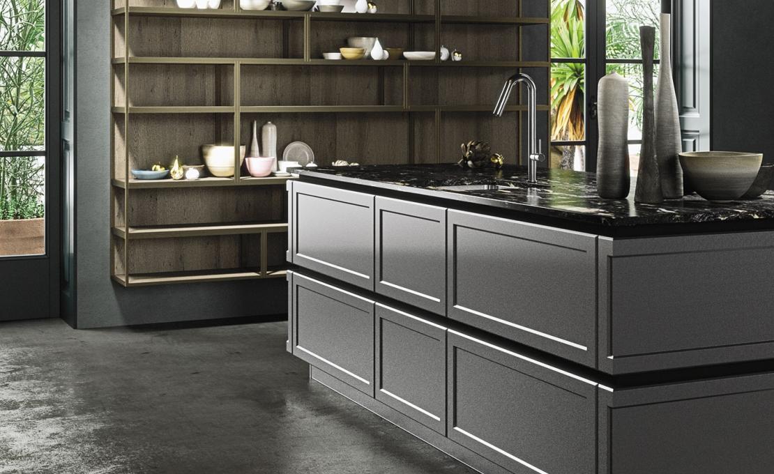 Кухни от фабрики Snaidero модель FRAME-KITCHEN