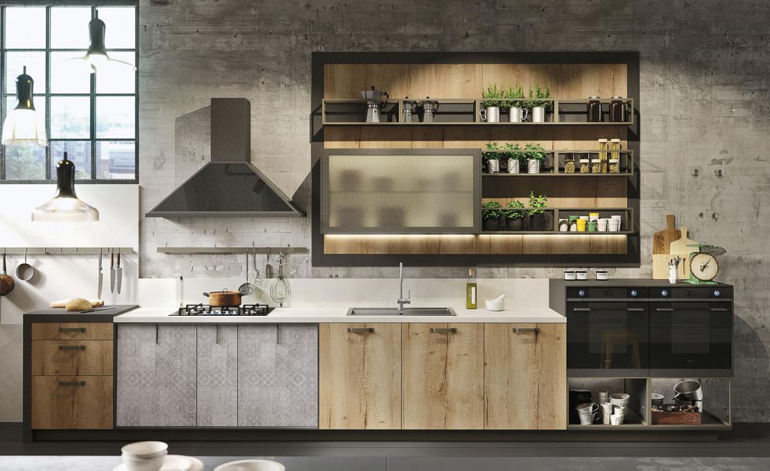 Кухни от фабрики Snaidero модель LOFT-KITCHEN