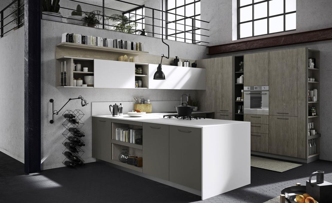 Кухни от фабрики Snaidero модель FUN-KITCHEN