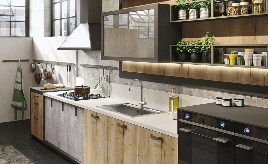 Кухни от фабрики Snaidero модель LOFT-KITCHEN