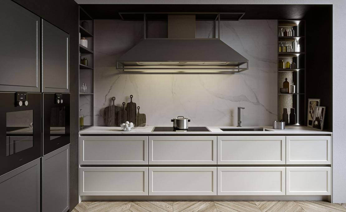 Кухни от фабрики Snaidero модель FRAME-KITCHEN