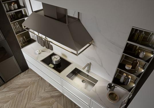 Кухни от фабрики Snaidero модель FRAME-KITCHEN