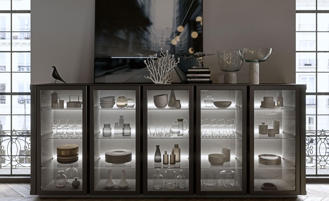 Кухни от фабрики Snaidero модель FRAME-KITCHEN