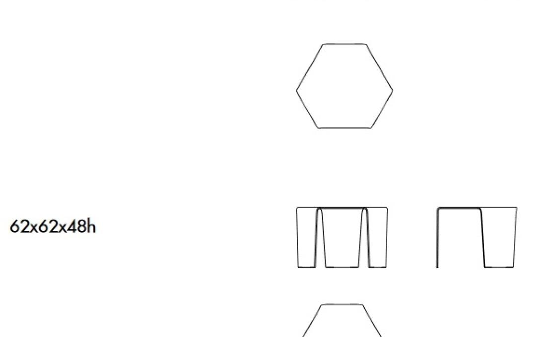 Журнальный столик от фабрики Sovet Italia модель 3 Feet 