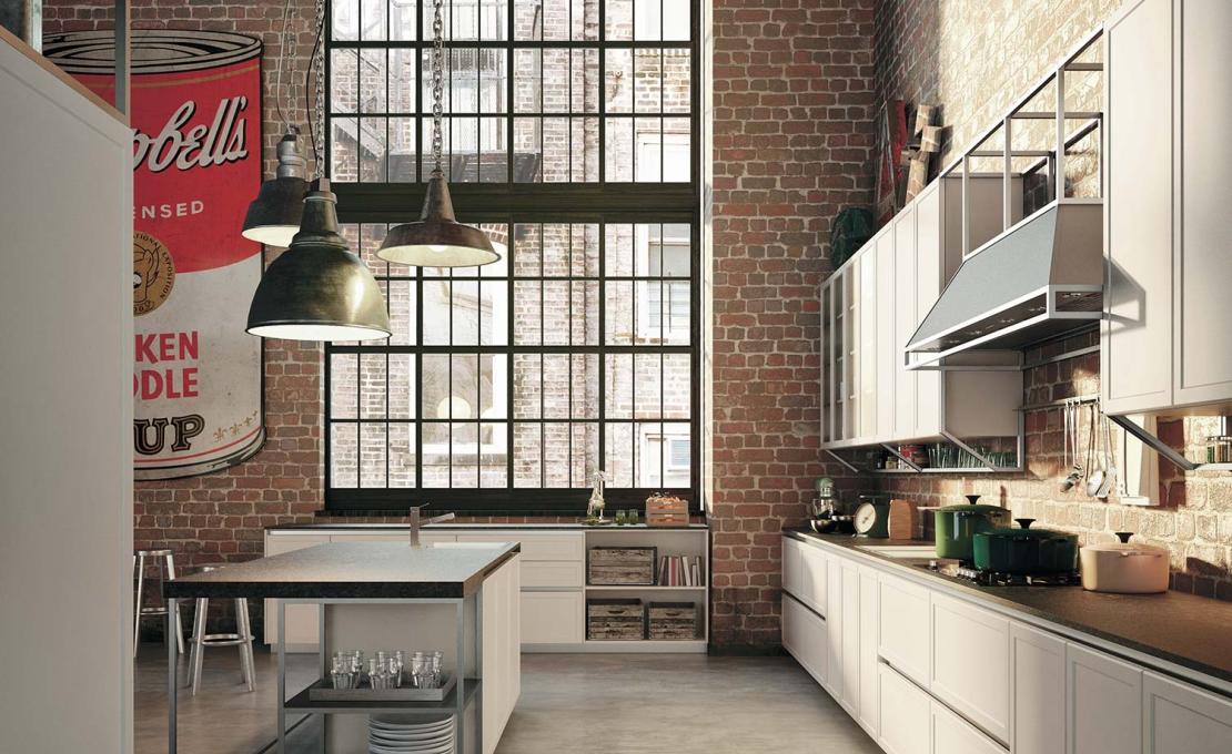 Кухни от фабрики Snaidero модель FRAME-KITCHEN