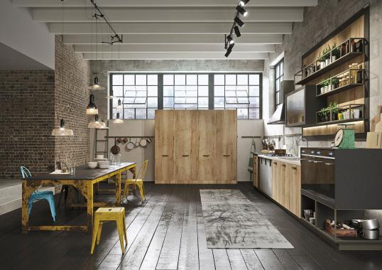 Кухни от фабрики Snaidero модель LOFT-KITCHEN