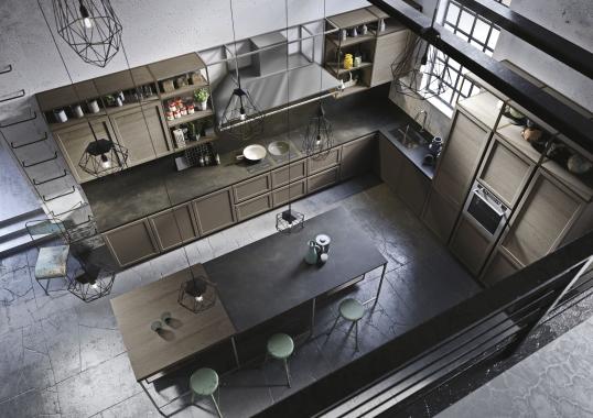 Кухни от фабрики Snaidero модель FRAME-KITCHEN