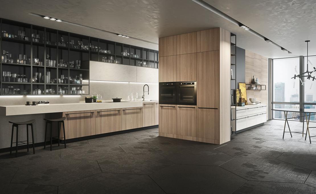 Кухни от фабрики Snaidero модель OPERA-KITCHEN