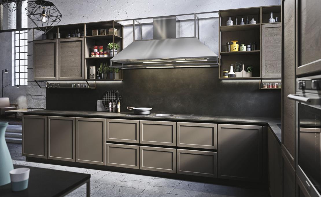 Кухни от фабрики Snaidero модель FRAME-KITCHEN