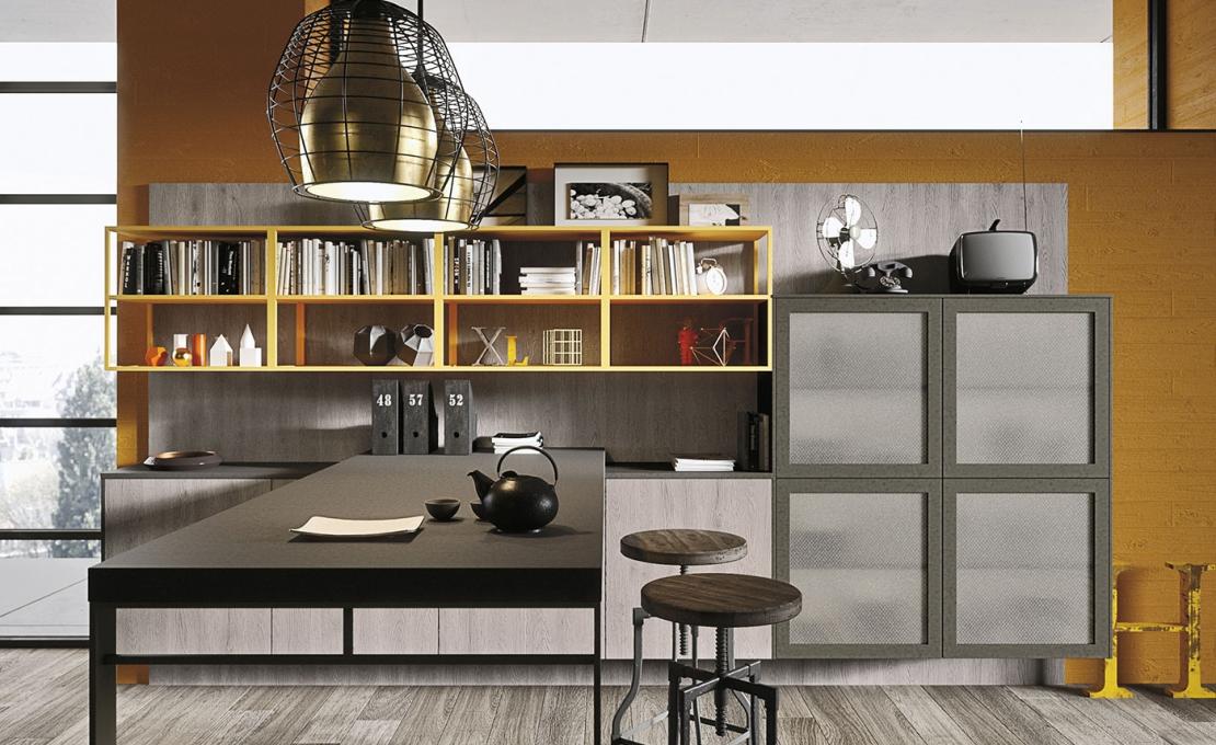 Кухни от фабрики Snaidero модель LOFT-KITCHEN