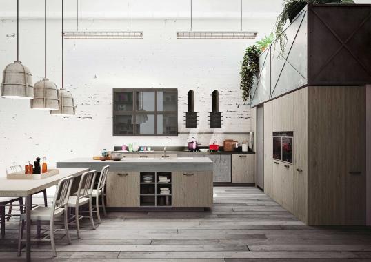 Кухни от фабрики Snaidero модель LOFT-KITCHEN