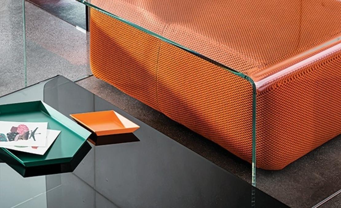 Журнальный столик от фабрики Sovet Italia модель Bridge Rectangular 