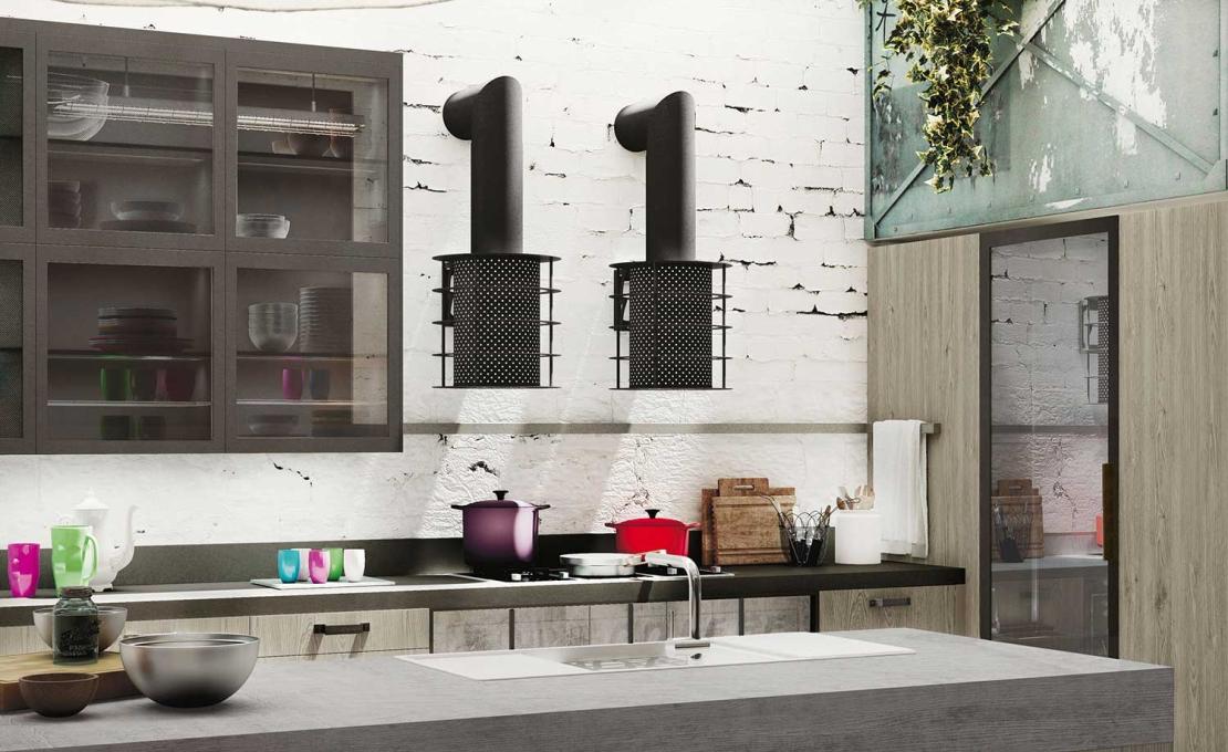 Кухни от фабрики Snaidero модель LOFT-KITCHEN