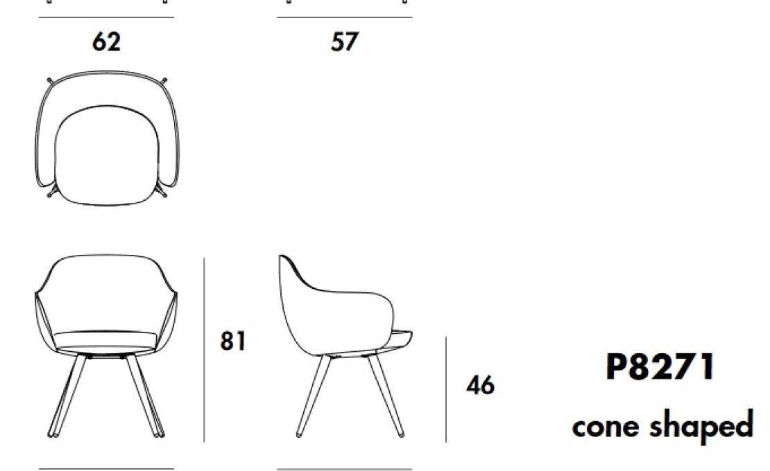 Стул от фабрики Sovet Italia модель Cadira 