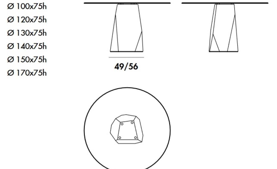 Стол от фабрики Sovet Italia модель Deod Table